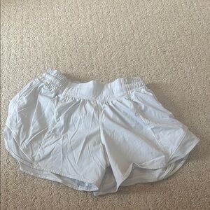 Lululemon Athletica White Athletic Shorts Lightweight and Relaxed Fit